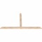 Ekena Millwork Portland Smooth Timber Gable Bracket, Douglas Fir, 72"W x 39"H x 1 1/2"D x 3 1/2"F, 13/12 Pitch GBW072X39X0204POR00SDF - alternate 2